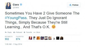 Ciara-tweet